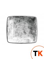 Столовая посуда из фарфора Bonna Rocks Black тарелка глубокая RBL MOV 23 CK (19х17 см) фото 1