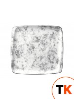 Столовая посуда из фарфора Bonna Rocks Black тарелка квадратная RBL MOV 19 KR (15x14 см) фото 1