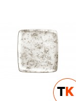Столовая посуда из фарфора Bonna Rocks Brown Moove тарелка квадратная RGR MOV 28 KR (22х20 см) фото 1