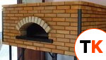 Печь для пиццы на дровах CEKY S120 квадратная фронт красный кирпич фото 1