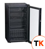 Шкаф холодильный со стеклом COOLEQ TBC-85 черный фото 1