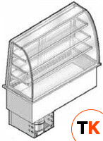 Витрина холодильная на охл. поверхности EMAINOX I76VV3RPR4 8046887 встраиваемая фото 1
