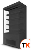 Горка холодильная SL RCV VERA 1,0 черная фото 1
