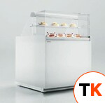 Витрина холодильная кондитерская VOLANS 02 0,9 б/бок,б/фронт.панели,ral9003 фото 1