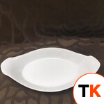 Блюдо для запекания овальное с ручками фарфор FAIRWAY 18см 4551B фото 1