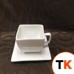 Блюдце чайное квадратное фарфор FAIRWAY 10,5см 5190 фото 1