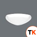 Тарелка десертная фарфор SKETCH/BASIC треугольный 15см фото 1