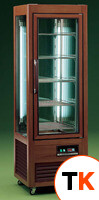 Шкаф кондитерский холодильный TECFRIGO SALOON 350G темный орех фото 1