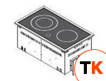 Плита электрическая 2 конфорочная встраиваемая TECNOINOX DPCC35E0 136006 фото 1