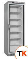 Шкаф морозильный со стеклом TEFCOLD UF400SG-P нержавеющий фото 1
