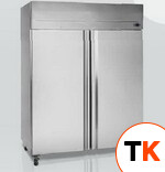 Шкаф холодильный с глухой дверью TEFCOLD RK1420-P нержавеющий фото 1