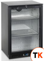 Шкаф холодильный со стеклом TEFCOLD BA15H-I барный черный фото 1