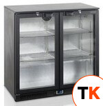 Шкаф холодильный со стеклом TEFCOLD BA20H-I барный черный фото 1