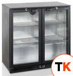 Шкаф холодильный со стеклом TEFCOLD BA25H-I барный черный фото 1