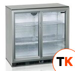 Шкаф холодильный со стеклом TEFCOLD BA25S-I S/A барный нержавеющий фото 1