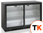 Шкаф холодильный со стеклом TEFCOLD BA30S-2-P барный черный фото 1