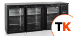 Шкаф холодильный со стеклом TEFCOLD CBC310G-P барный черный фото 1