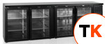 Шкаф холодильный со стеклом TEFCOLD CBC410G барный черный фото 1