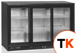 Шкаф холодильный со стеклом TEFCOLD DB300S-3-P барный черный фото 1