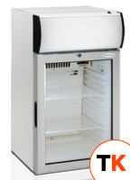 Шкаф холодильный со стеклом TEFCOLD FS80CP-I с креплением к стене фото 1