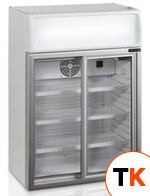 Шкаф холодильный со стеклом TEFCOLD FSC100-I с креплением к стене фото 1