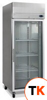 Шкаф холодильный со стеклом TEFCOLD RK710G нержавеющий фото 1