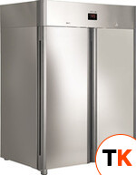 Шкаф холодильный с глухой дверью POLAIR CM110-GM нержавеющий фото 1