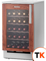 Шкаф холодильный винный 50 VL серый, дверь из нерж. стали, замок фото 1
