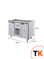 Стол Skycold холодильный с охлажд. ванной GNS-1-CH-1+NLSQ1200+SP18856 фото 1