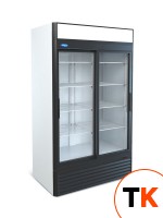 Шкаф холодильный среднетемпературный Капри 1,12СК купе, стекл. дв., динамика фото 1