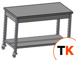 СТОЛ ЦЕНТРАЛЬНЫЙ ITERMA 430 СЦ-211/606 НА КОЛЕСАХ