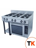 ПЛИТА 6 КОНФ. GRILL MASTER Ф6ПДГ/800 ГАЗ 50004 - Grill Master - 178718 фото 1