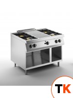 ПЛИТА СО СПЛОШНОЙ ПОВЕРХНОСТЬЮ ГАЗОВАЯ 700 СЕРИИ APACH CHEF LINE SLRSTG127R4CS - Apach Chef Line - 354134 фото 1