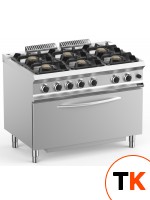 ПЛИТА ГАЗОВАЯ 6 КОНФОРОЧН. 700 СЕРИИ APACH CHEF LINE GLRRG117FGP EXTRA XL - Apach Chef Line - 356275 фото 1