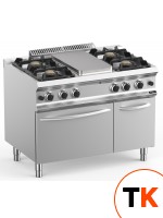 ПЛИТА СО СПЛОШНОЙ ПОВЕРХНОСТЬЮ ГАЗОВАЯ 700 СЕРИИ APACH CHEF LINE GLRSTG117R4FGP - Apach Chef Line - 356279 фото 1