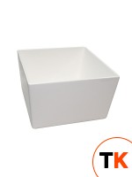 Салатник квадратный 9,1л (25,5х25,5см h15см), алюминий с покрытием, цвет белый CW4036W - TABLE CRAFT - 365639 фото 1