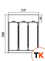 ШКАФ ВИННЫЙ ENOFRIGO WINE LIBRARY 20 3V DX-SX 3P H2600 VT ЧЕРНЫЙ+ПОЛКИ R+ПОЛКИ C+ПОЛКИ A - Enofrigo - 382539 фото 1