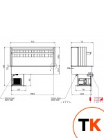 ПРИЛАВОК ХОЛОД. ENOFRIGO DOGE WALL 1400 RF ВСТР. A1DOGEKWRF14P/X ЦВЕТ 608 - Enofrigo - 384107 фото 1