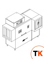 МАШИНА ПОСУДОМОЕЧНАЯ DIHR RX 184 LC DX+DDE+HR10+DR69 - Dihr - 192247 фото 1