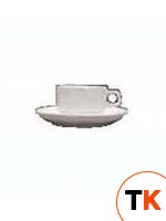 Чашка кофейная 90мл Kaszub-Hel (блюдце d12см) 680Lub - LUBIANA - 370485 фото 1