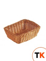 Корзина для хлеба прямоугольная 28х20см h 11см, коричневая, полиротанг 04080494 - Kesper - 399673 фото 1
