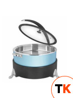 Мармит настольный (чефиндиш) круглый 6,5л, Blue Poppins PPB/BU/6 - MACO - 427560 фото 1