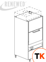 МАШИНА КОТЛОМОЕЧНАЯ DIHR LP2 S HR PLUS ELETTRONICA+XP+DDE - Dihr - 433223 фото 1