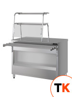 ПРИЛАВОК НЕЙТРАЛЬНЫЙ С 2-МЯ ПОЛКАМИ KAYMAN ПН-1500-2П-МХ - Kayman - 435453 фото 1