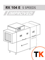 МАШИНА ПОСУДОМОЕЧНАЯ DIHR RX 104 E DX+DDE+DR64+HR10 - Dihr - 435712 фото 1