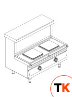 ПРИЛАВОК Д/ПЕРВЫХ БЛЮД KOGAST EP2GP-11L 56806 - Kogast Grosuplje - 437623 фото 1