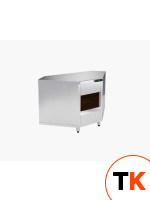 ПРИЛАВОК НЕЙТРАЛЬНЫЙ KAYMAN ПНВН-90-01-МХ ВНУТРЕННИЙ УГЛОВОЙ ДЕР. КАШТАН ТЕМНЫЙ - Kayman - 435630 фото 1