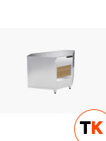 ПРИЛАВОК НЕЙТРАЛЬНЫЙ KAYMAN ПНВН-90-01-МХ ВНУТРЕННИЙ УГЛОВОЙ ДЕР. ЯПОНСКИЙ ДУБ - Kayman - 435631 фото 1