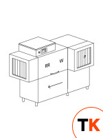 МАШИНА ПОСУДОМОЕЧНАЯ DIHR RX 184 LC SX+DDE - Dihr - 438472 фото 1