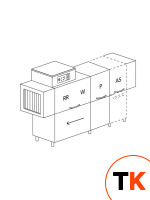 МАШИНА ПОСУДОМОЕЧНАЯ DIHR RX 184 SX+DDE+DR69+HR10/ДЕЛЕНИЕ 2 ЧАСТИ - Dihr - 438506 фото 1